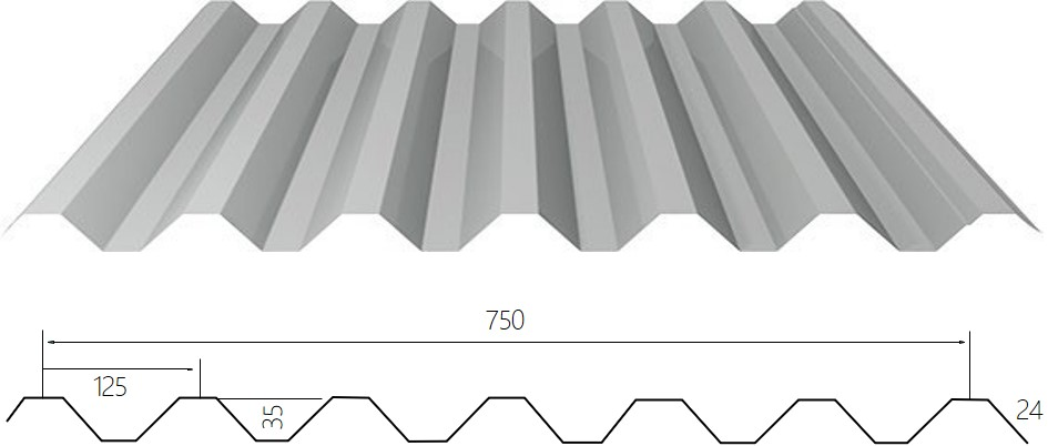 YX35-210-840 roof sheet